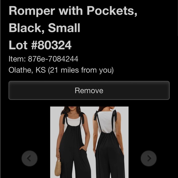 Merokeety Loose Jumpsuit Overalls Adjustable Strap Wide Leg Romper with Pockets - Picture 3 of 9